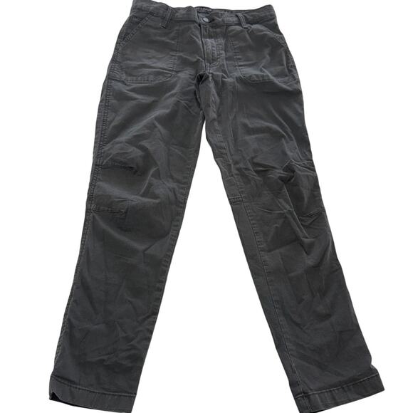 Lucky Brand Cargo Pants Womens 2‎ Gray The Cargo Stretch Workwear Utility 26 - Picture 1 of 8